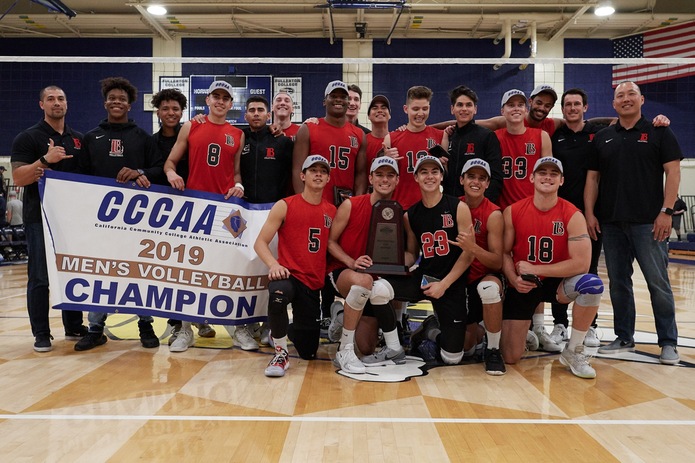 This is the tenth state title for Long Beach men’s volleyball, and third under head coach Jonathan Charette. (Photo by John Fajardo)
